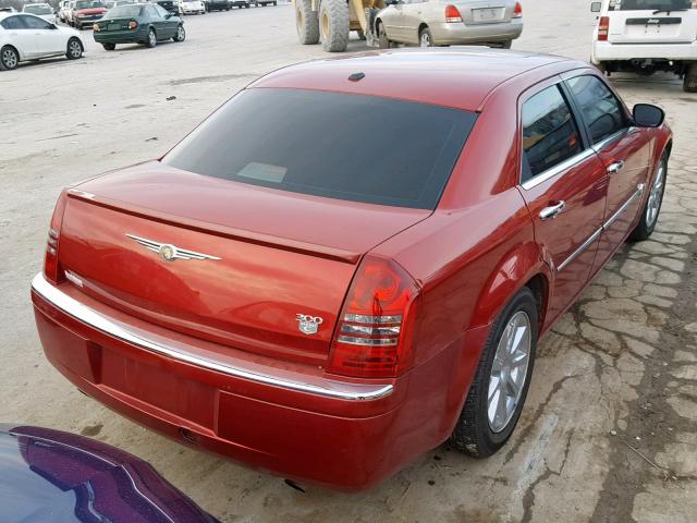 2C3KA63H46H490798 - 2006 CHRYSLER 300C RED photo 4