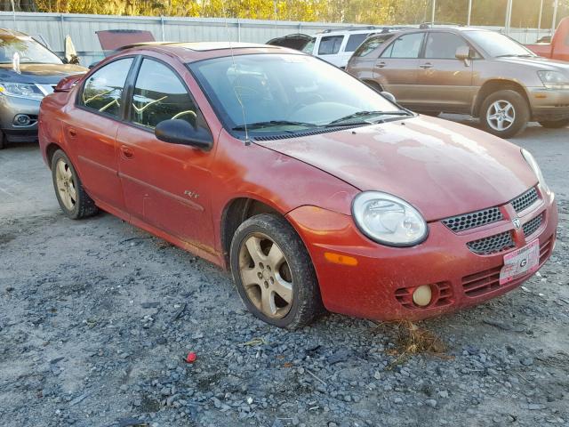1B3AS76F43D136505 - 2003 DODGE NEON R/T RED photo 1