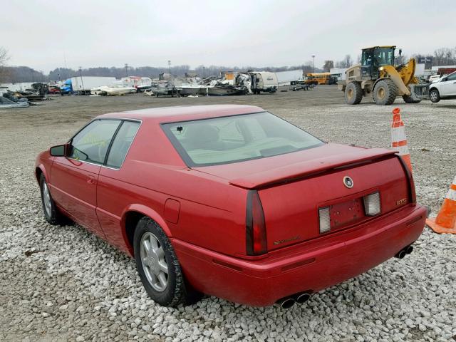 1G6ET12911B104813 - 2001 CADILLAC ELDORADO T RED photo 3