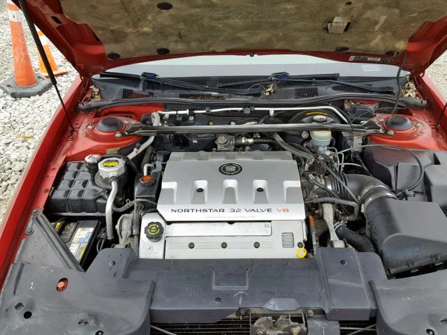 1G6ET12911B104813 - 2001 CADILLAC ELDORADO T RED photo 7