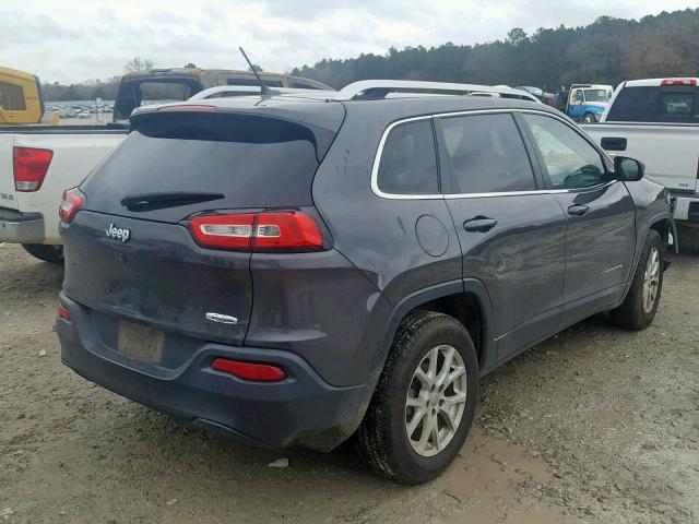 1C4PJLCB3FW642664 - 2015 JEEP CHEROKEE L GRAY photo 4