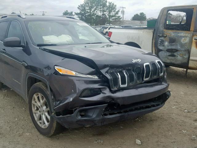 1C4PJLCB3FW642664 - 2015 JEEP CHEROKEE L GRAY photo 9