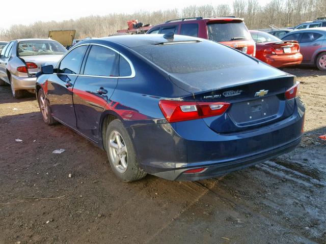 1G1ZB5ST5HF269330 - 2017 CHEVROLET MALIBU LS BLUE photo 3