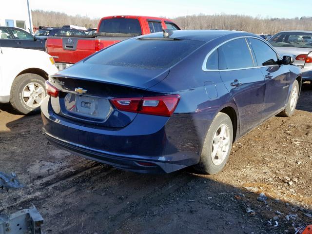 1G1ZB5ST5HF269330 - 2017 CHEVROLET MALIBU LS BLUE photo 4