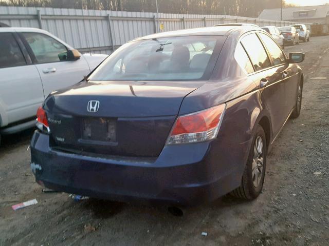 1HGCP26478A036984 - 2008 HONDA ACCORD LXP BLUE photo 4