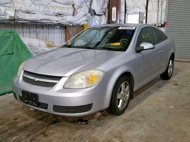 1G1AL18F267676677 - 2006 CHEVROLET COBALT LT SILVER photo 2