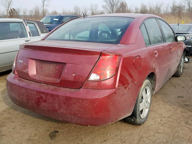1G8AJ55F56Z187763 - 2006 SATURN ION LEVEL BURGUNDY photo 4