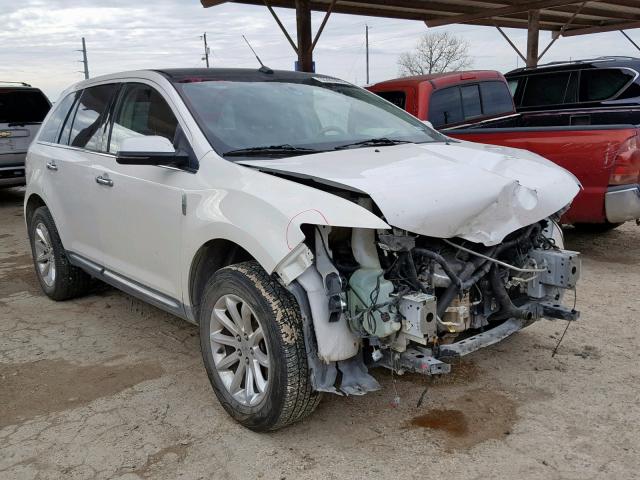 2LMDJ6JK3DBL29345 - 2013 LINCOLN MKX WHITE photo 1