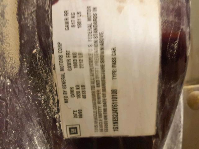 1G1NE52J4Y6110108 - 2000 CHEVROLET MALIBU LS 栗色 照片 10