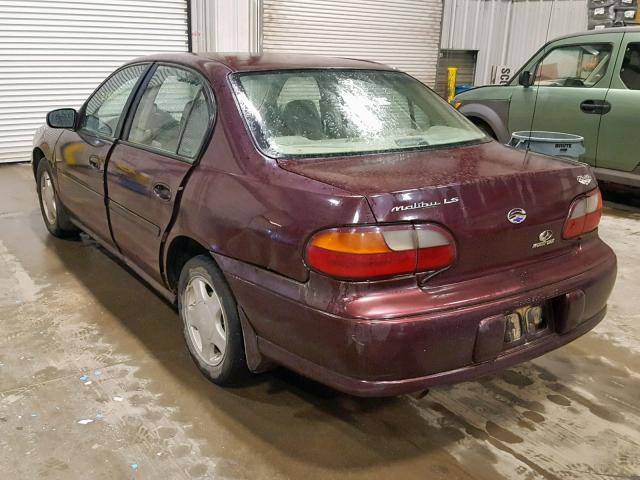 1G1NE52J4Y6110108 - 2000 CHEVROLET MALIBU LS 栗色 照片 3