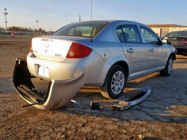 1G1AD5F54A7166662 - 2010 CHEVROLET COBALT 1LT SILVER photo 4