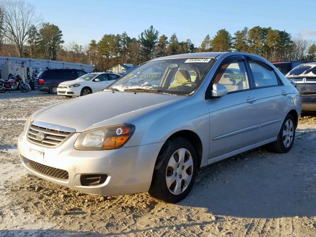 KNAFE222195619564 - 2009 KIA SPECTRA EX SILVER photo 2