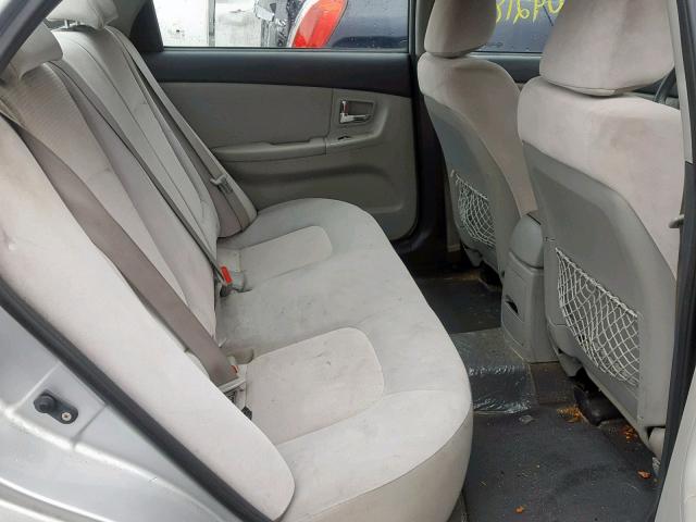 KNAFE222195619564 - 2009 KIA SPECTRA EX SILVER photo 6