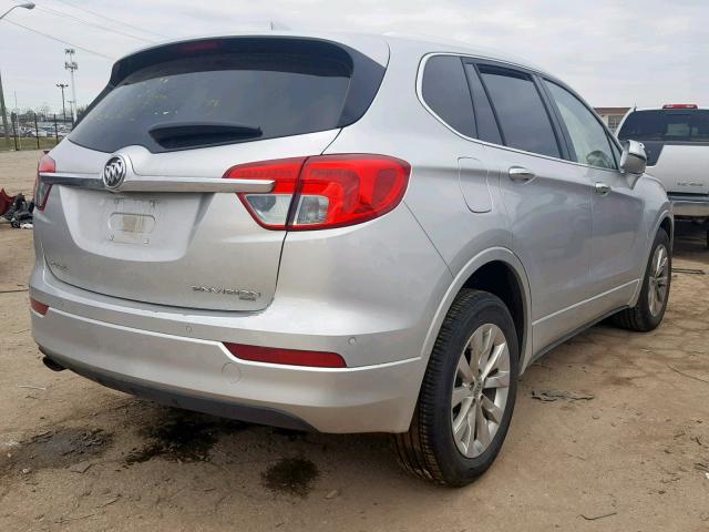 LRBFX2SA9JD113929 - 2018 BUICK ENVISION E SILVER photo 4