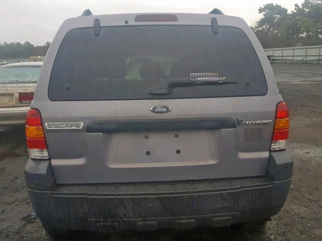 1FMYU59H87KA18219 - 2007 FORD ESCAPE HEV GRAY photo 9