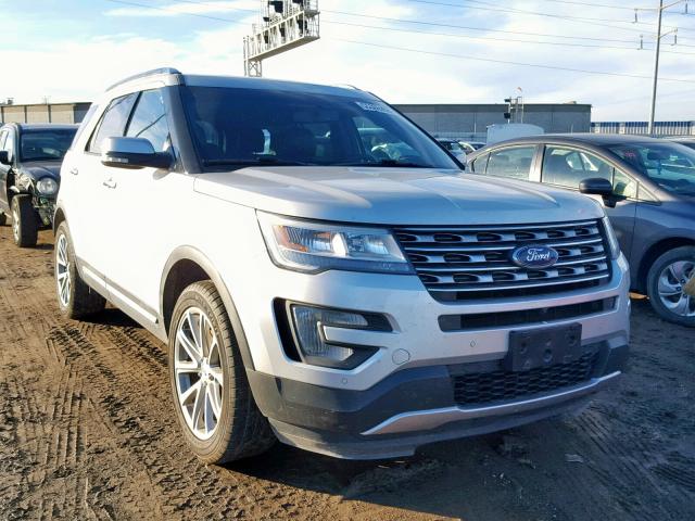 1FM5K8F80HGA18332 - 2017 FORD EXPLORER L SILVER photo 1