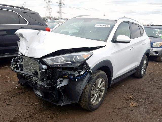 KM8J3CA46GU161496 - 2016 HYUNDAI TUCSON LIM WHITE photo 2