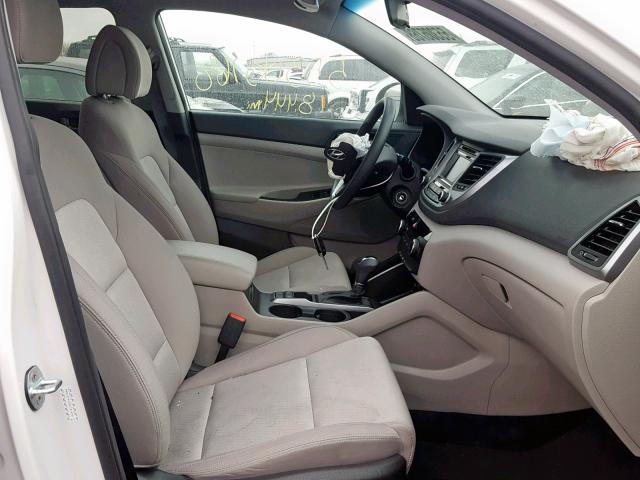 KM8J3CA46GU161496 - 2016 HYUNDAI TUCSON LIM WHITE photo 5