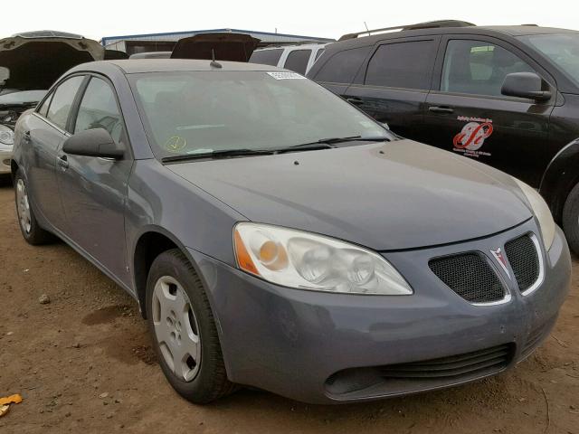 1G2ZF57B984309632 - 2008 PONTIAC G6 VALUE L GRAY photo 1