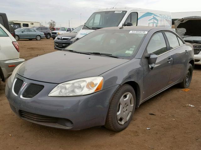 1G2ZF57B984309632 - 2008 PONTIAC G6 VALUE L GRAY photo 2