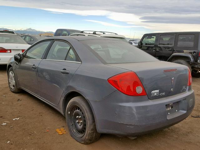 1G2ZF57B984309632 - 2008 PONTIAC G6 VALUE L GRAY photo 3