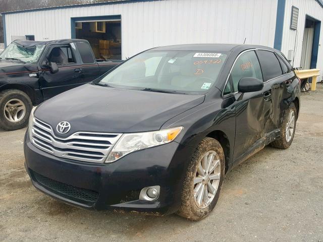 4T3ZA3BB1AU034322 - 2010 TOYOTA VENZA BASE BLACK photo 2