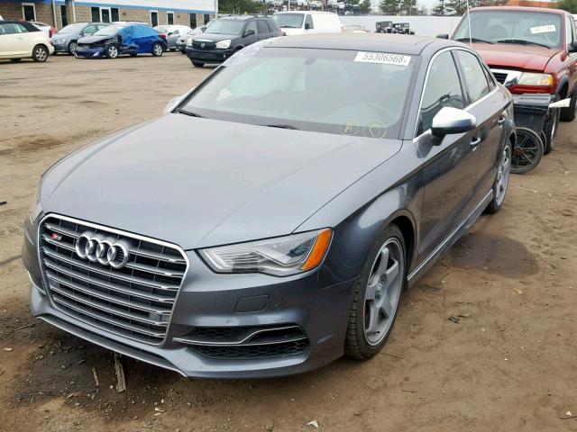 WAUBFGFF7F1053127 - 2015 AUDI S3 GRAY photo 2