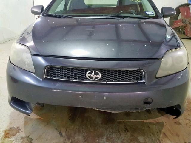 JTKDE177470203584 - 2007 TOYOTA SCION TC CHARCOAL photo 7