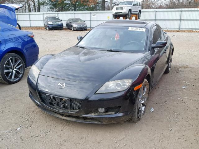 JM1FE173650148789 - 2005 MAZDA RX8 BLACK photo 2