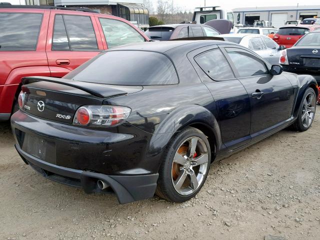 JM1FE173650148789 - 2005 MAZDA RX8 BLACK photo 4