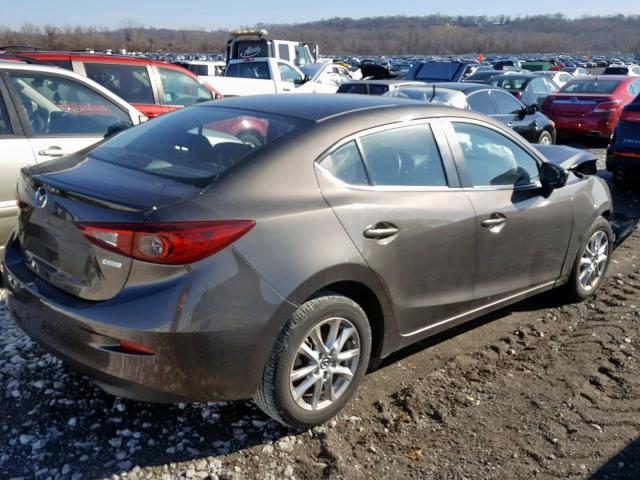 JM1BM1V76E1169353 - 2014 MAZDA 3 TOURING GRAY photo 4