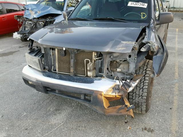 1GCDT43E488182970 - 2008 CHEVROLET COLORADO L CHARCOAL photo 9
