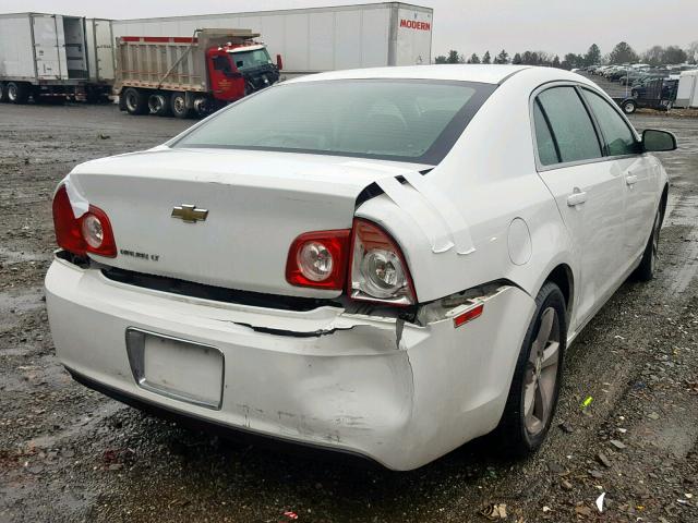 1G1ZC5E16BF158834 - 2011 CHEVROLET MALIBU 1LT WHITE photo 4