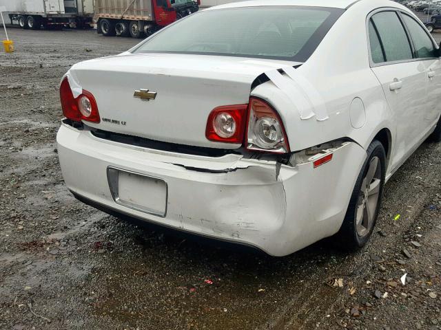 1G1ZC5E16BF158834 - 2011 CHEVROLET MALIBU 1LT WHITE photo 9