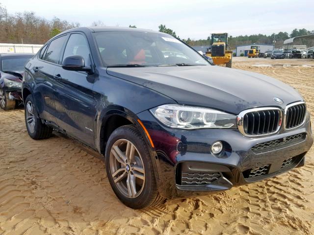 5UXKU2C59K0Z63299 - 2019 BMW X6 XDRIVE3 BLUE photo 1