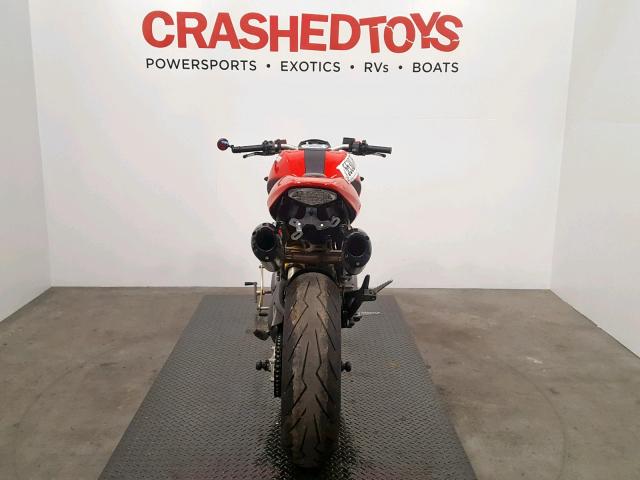 ZDM1RANNXCB058196 - 2012 DUCATI MONSTER 79 RED photo 4