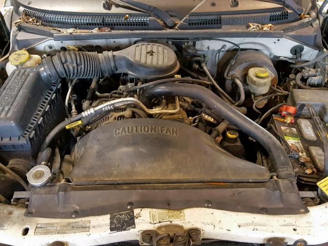 1B7GL22X0XS268332 - 1999 DODGE DAKOTA WHITE photo 7