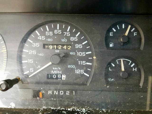 1B7FL26Y1NS580400 - 1992 DODGE DAKOTA BLUE photo 8