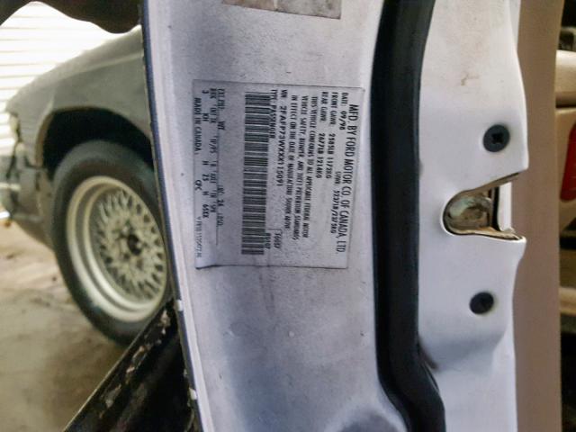 2FAFP73WXXX115091 - 1999 FORD CROWN VICT GRAY photo 10