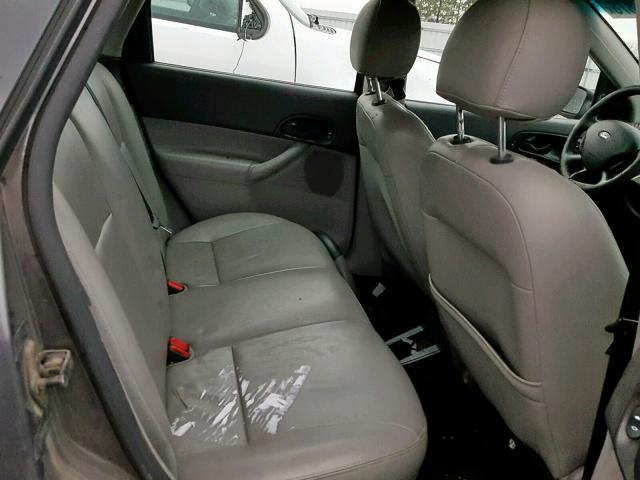 1FAFP37N66W181609 - 2006 FORD FOCUS ZX5 GRAY photo 6