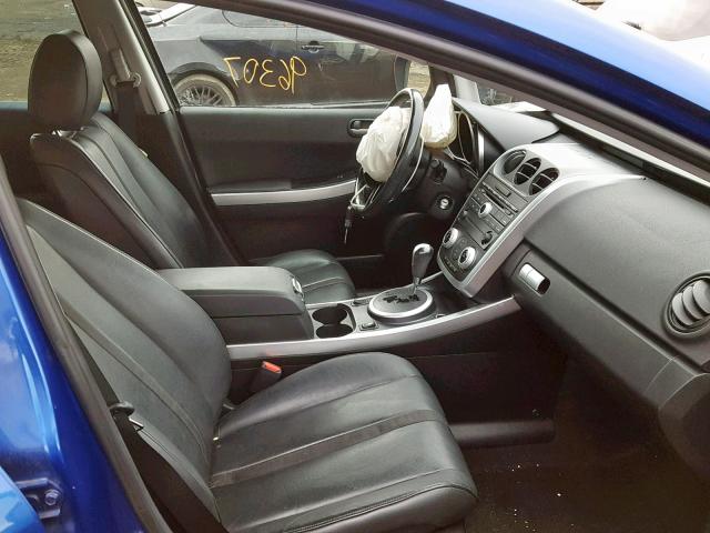 JM3ER293870167356 - 2007 MAZDA CX-7 BLUE photo 5