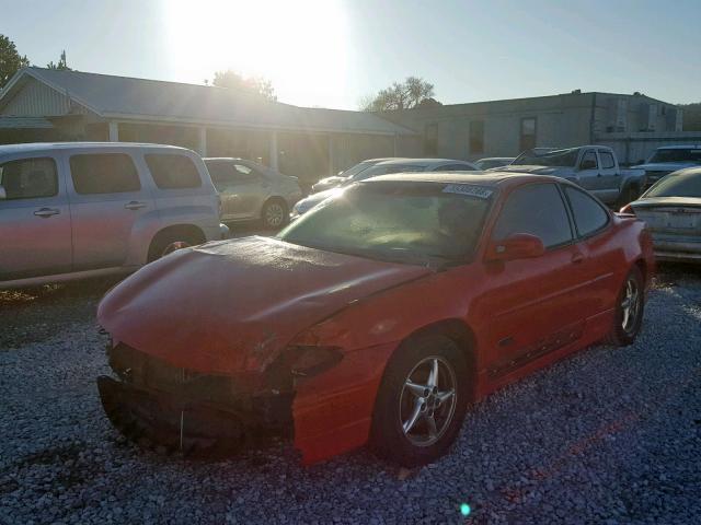1G2WR12152F213199 - 2002 PONTIAC GRAND PRIX RED photo 2