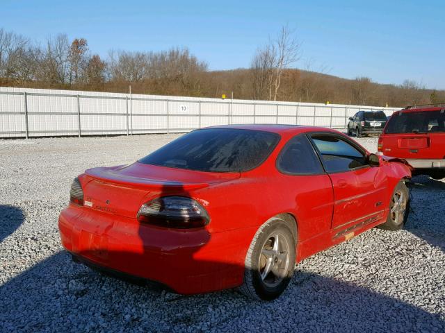 1G2WR12152F213199 - 2002 PONTIAC GRAND PRIX RED photo 4