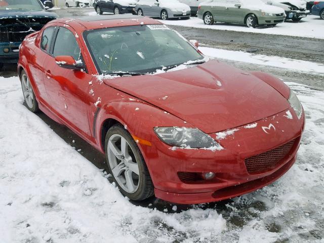 JM1FE173040134188 - 2004 MAZDA RX8 RED photo 1