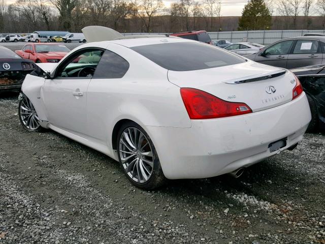 JN1CV6EL9EM130897 - 2014 INFINITI Q60 JOURNE WHITE photo 3