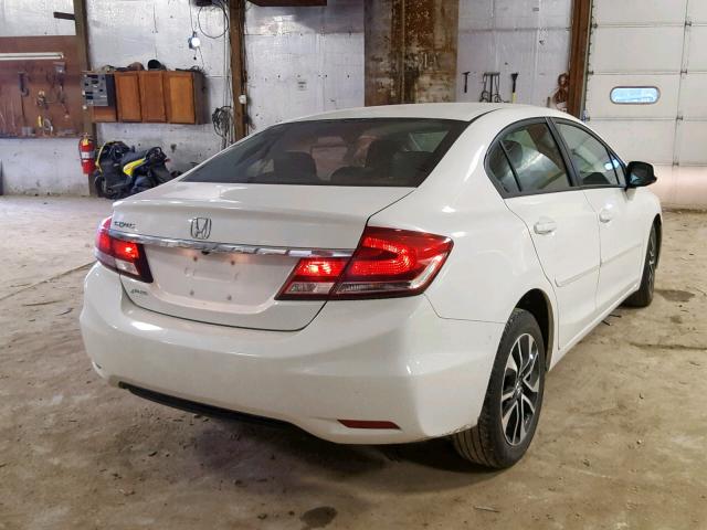 19XFB2F92DE059487 - 2013 HONDA CIVIC EXL WHITE photo 4