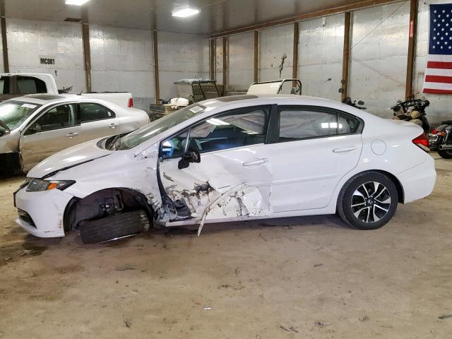 19XFB2F92DE059487 - 2013 HONDA CIVIC EXL WHITE photo 9