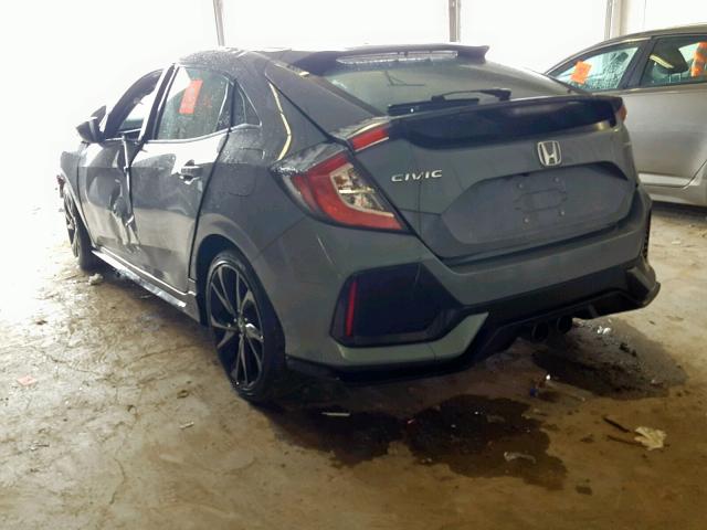 SHHFK7H48JU229659 - 2018 HONDA CIVIC SPOR GRAY photo 3