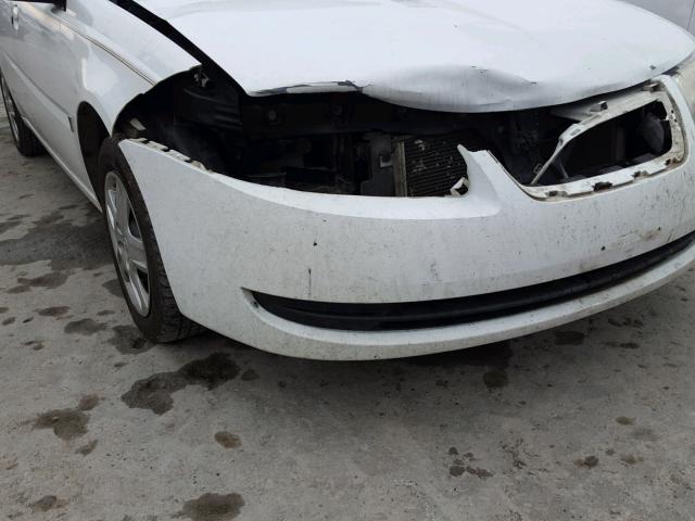 1G8AJ55F77Z165409 - 2007 SATURN ION LEVEL WHITE photo 9