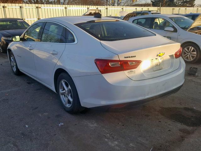 1G1ZB5ST7HF191858 - 2017 CHEVROLET MALIBU LS 白色 照片 3